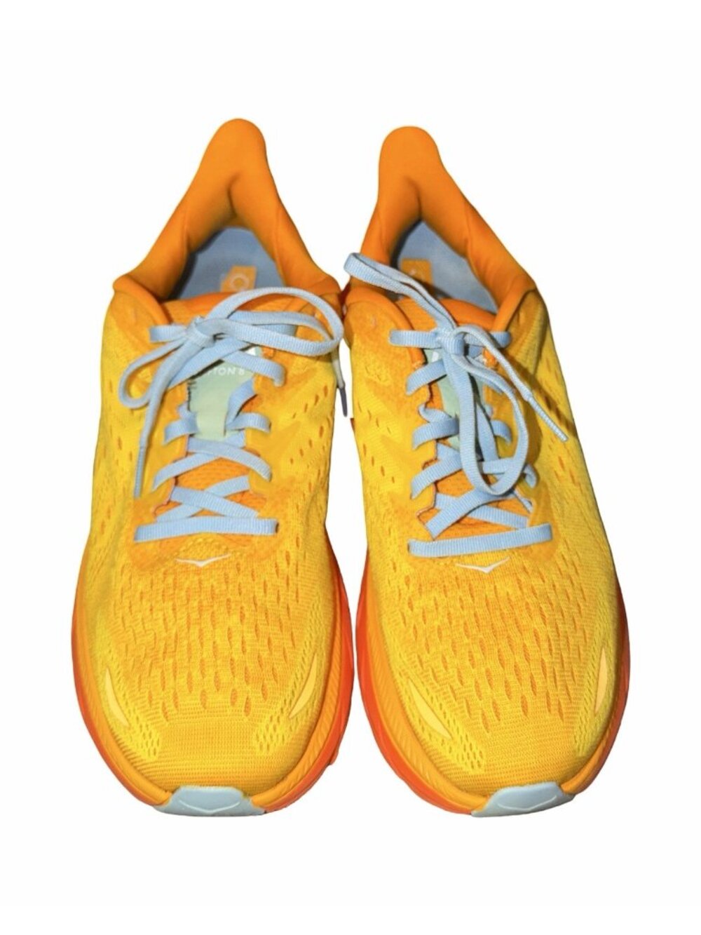 Hoka One One Clifton 8 Men’s Size 8.5 D Yellow Maize Running Shoes 1119393-RYMZ